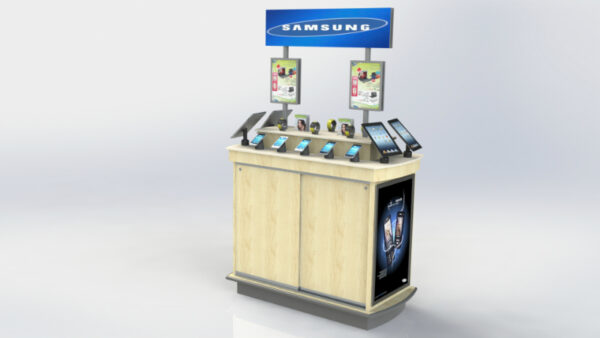 CPK03 – Freestanding Cell Phone Kiosk